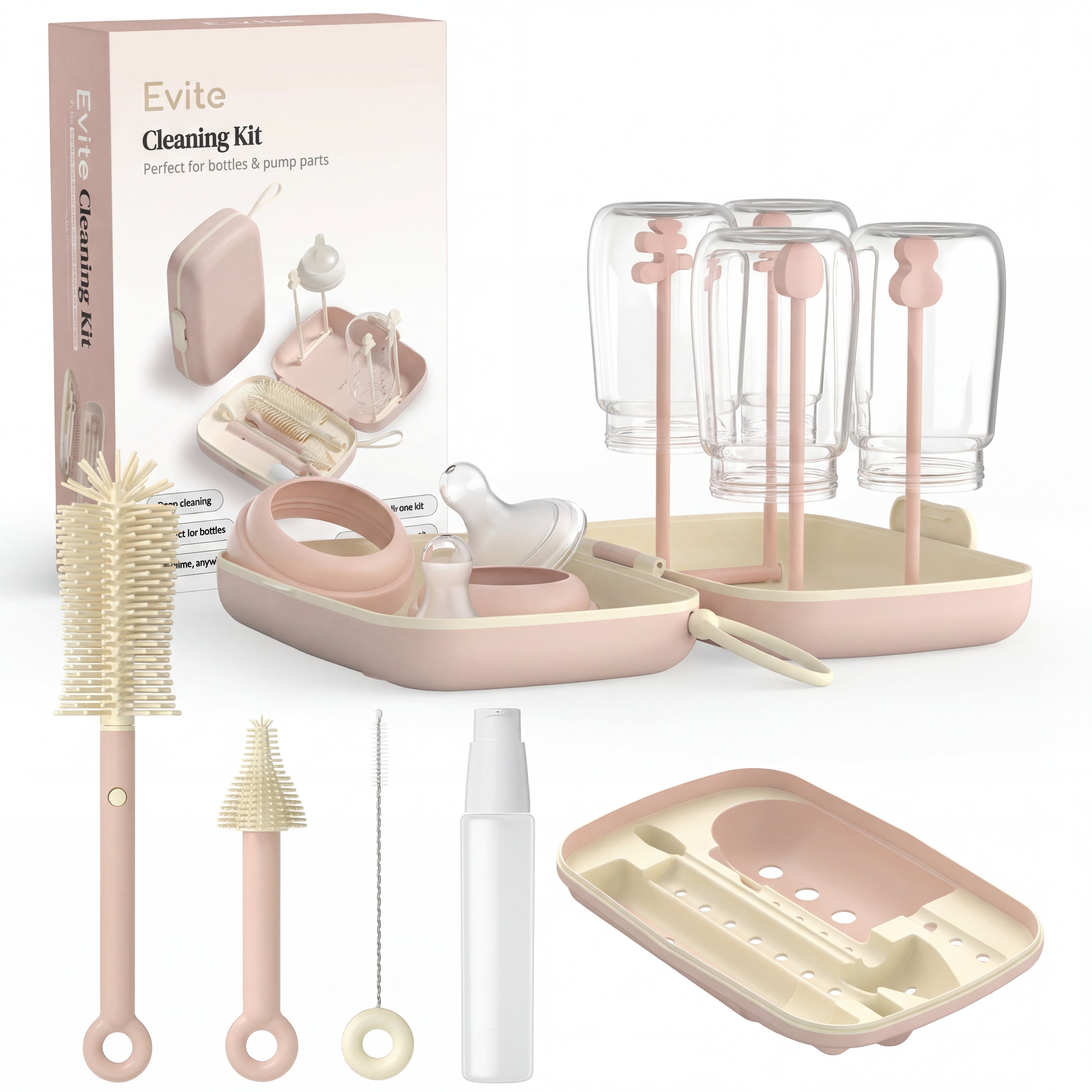 7-1 Cleaning Kit met Droogrek